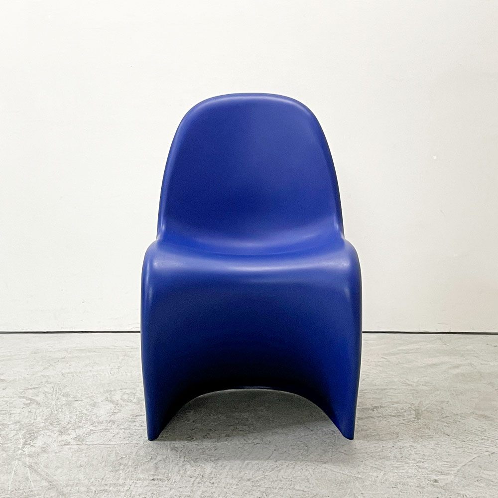 ヴィトラ vitra パントンチェア Panton Chair ブルー 廃盤カラー ヴェルナー・パントン ミッドセンチュリー スペースエイジ A ●