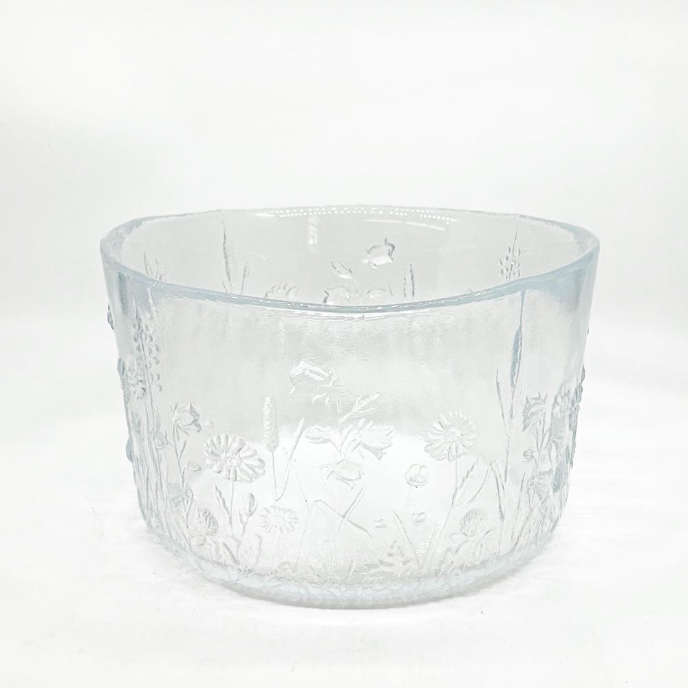 コスタボダ KOSTA BODA ウラ ULLA ガラスボウル 花柄 ガラスボウル W20cm Kjell Engman 北欧食器 スウェーデン ●