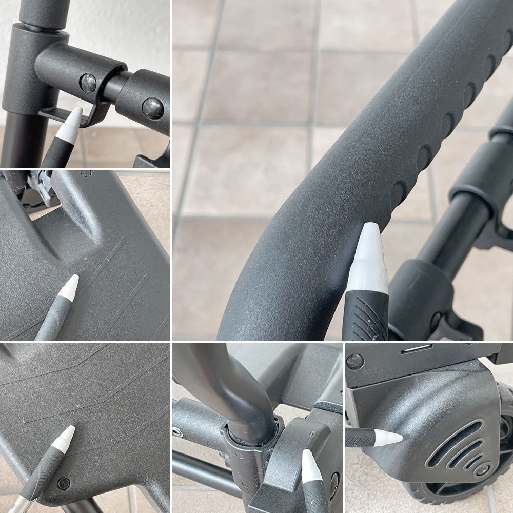 花岡車輌 フラットカート FLAT CART 2×4 キャリーカート 手押し台車 ブラック 折り畳み式 二輪 四輪 最大耐荷重120kg ゴムタイヤ ◇
