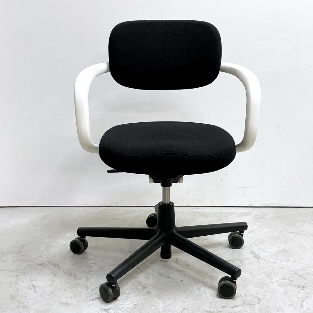 ヴィトラ vitra オールスター Allstar オフィスチェア デスクチェア ホワイト × ブラック ファブリック コンスタンチン・グルチッチ 参考定価￥163,900- ●