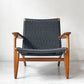 カールハンセン＆サン Carl Hansen & Son CH25 イージーチェア ラウンジチェア ウォールナット材 ブラックペーパーコード ハンス・J・ウェグナー デンマーク 北欧家具 ★