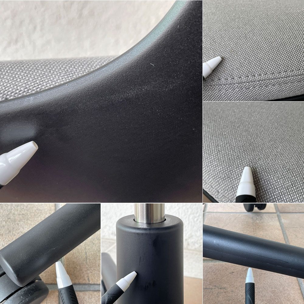 ヴィトラ vitra ルーキー Rookie デスクチェア キャスターチェア コンスタンチン・グルチッチ グレー系ファブリッック 定価￥78,100- ◇