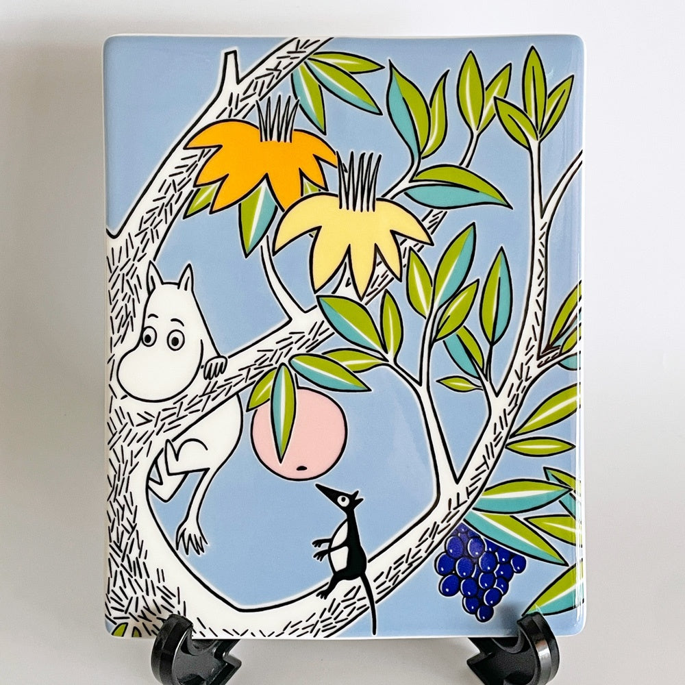 アラビア ARABIA ムーミンデコツリー MOOMIN DECO TREE 陶板 プレート ムーミン トーベ・ヤンソン フィンランド 北欧食器 廃番 ■