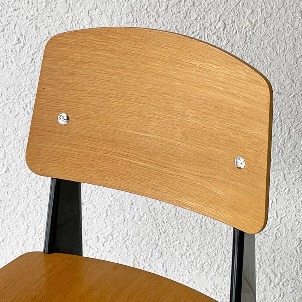 ヴィトラ vitra スタンダードチェア Standard chair ナチュラルオーク×ディープブラック ジャン・プルーヴェ Jean Prouve 名作椅子 ◇
