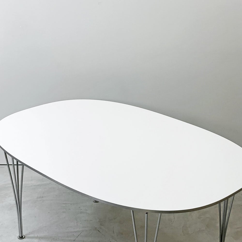 フリッツハンセン Fritz Hansen Bテーブル スーパー楕円テーブル ダイニングテーブル ピート・ハイン ブルーノ・マットソン アルネ・ヤコブセン デンマーク 北欧家具 ●