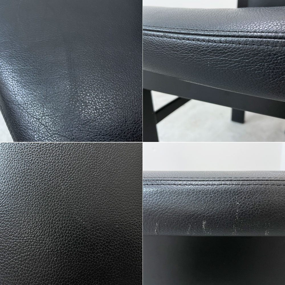 カリモク karimoku アームレスチェア CE3505BB ハイバックダイニングチチェア ブナ材 ブラック 参考定価￥45,600- A ●