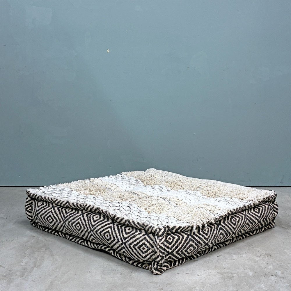 アデペシュ a.depeche ブロック マルチ ザブ オットマン block multi zabu ottoman ジオ グレー GEO gray 定価￥29,700- ◎