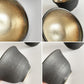 木下和美 煎茶碗  カップ 金彩 黒釉 磁器 2脚セット 6cm 現代作家 ■