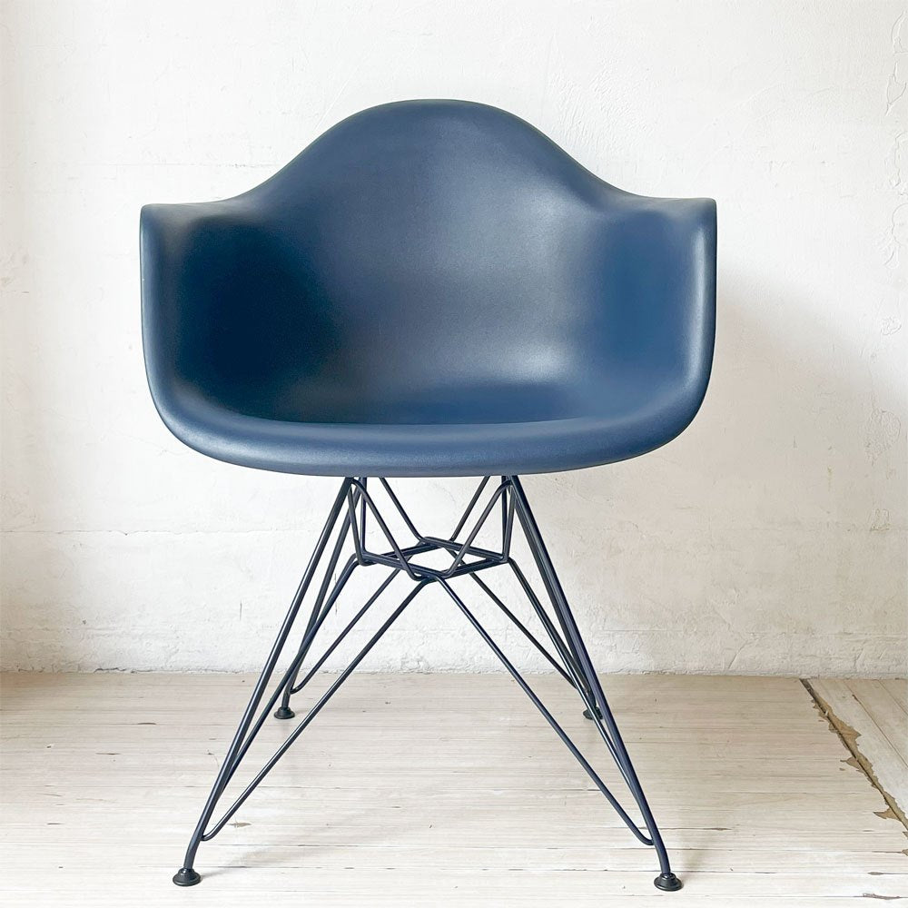 ハーマンミラー Herman Miller x ヘイ HAY アームシェルチェア ポリプロピレン エッフェルベース ブラックブルー イームズ ミッドセンチュリー ★
