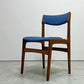 アンダーストルップ Anderstrup Mobelfabrik ダイニングチェア チーク材 ファブリックシート エリック・バック Erik Buch 北欧家具 A ●