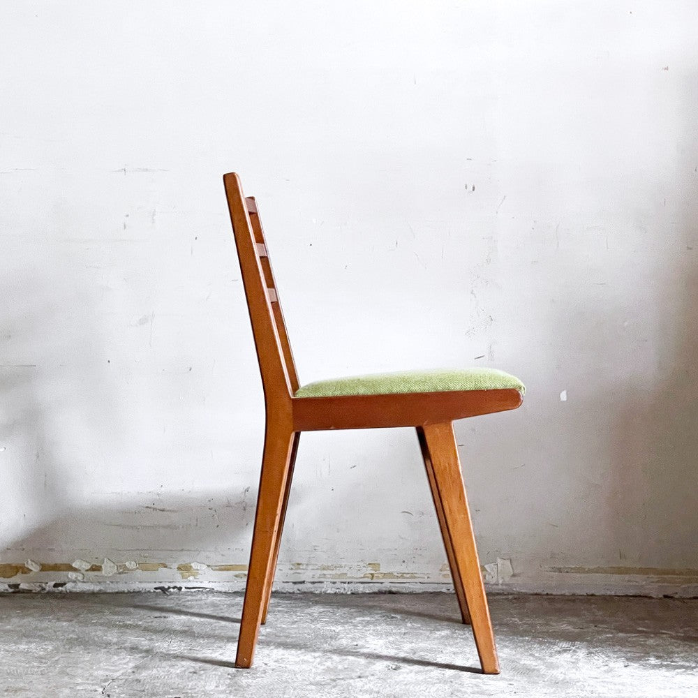 UKビンテージ UK Vintage ラダーバック ダイニングチェア ファブリックシート 英国家具 ■