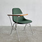 ハーマンミラー Herman Miller サイドシェルチェア セカンド 2nd ビンテージ アプホルスター スクールベース 肘掛けテーブル付 イームズ ミッドセンチュリー A 〓