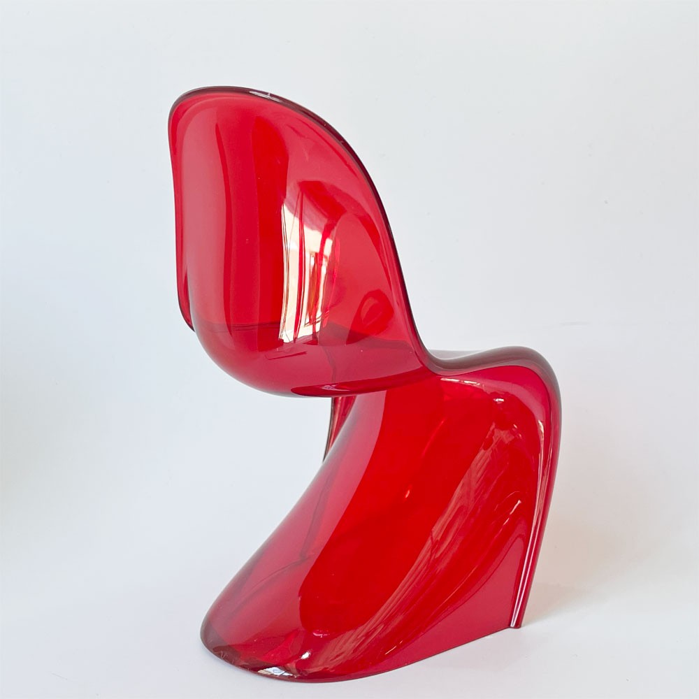 ヴィトラ デザインミュージアム Vitra Design Museum ミニチュアコレクション パントンチェア 1/6スケール 限定カラー レッド 箱付き ★