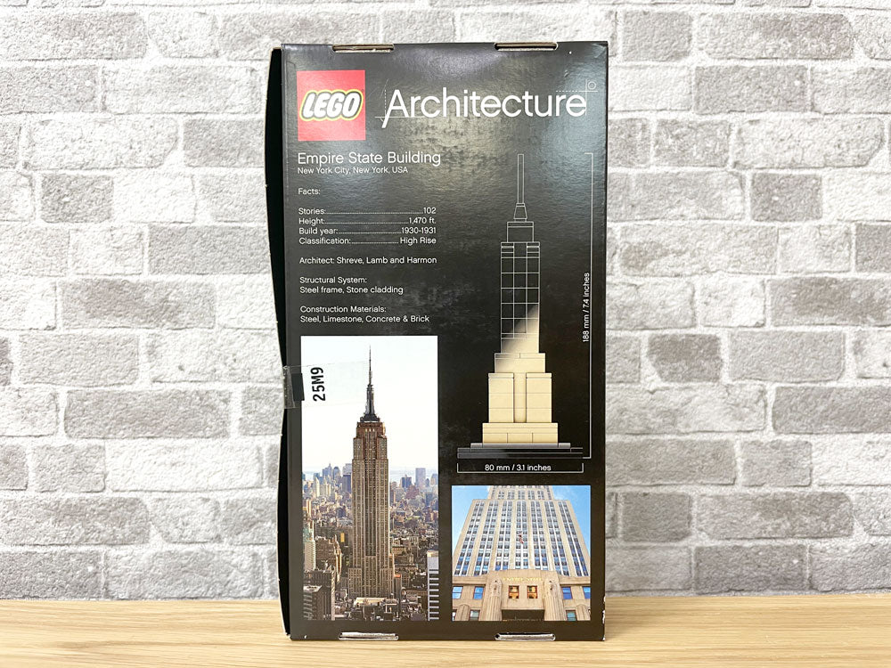 レゴ LEGO アーキテクチャー Architecture エンパイア・ステート・ビルディング Empire State Building 21002 箱付き 未開封品 サイン入り デンマーク ●