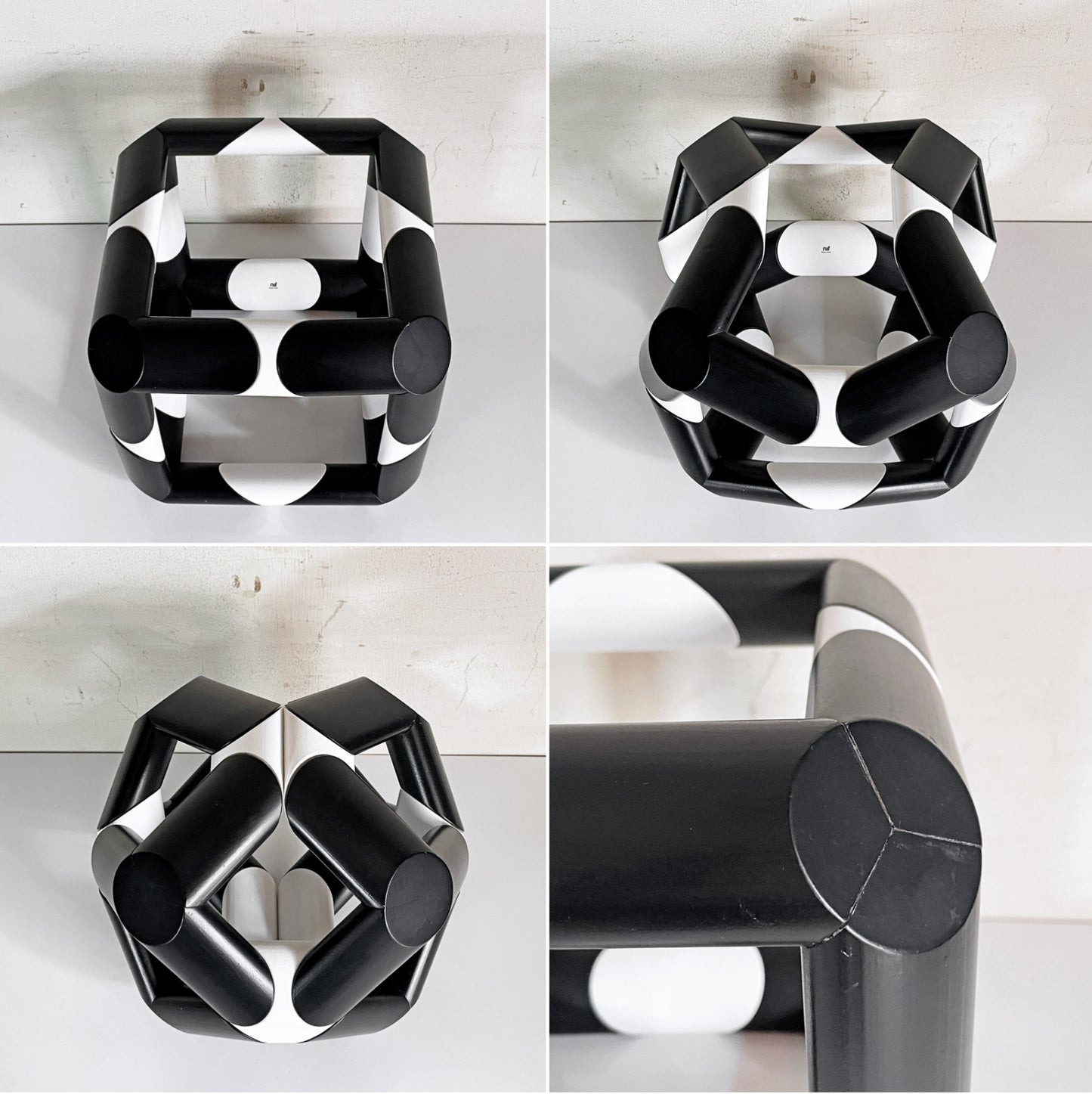 ネフ naef ロンビック Rhombic 関節式木製彫刻 スカルプチャー オブジェ スイス ビンテージ 廃番 ■