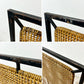 ジャパンビンテージ Japan Vintage アイアン × ラタン パーテーション 衝立 間仕切り H129cm ジャパニーズモダンデザイン B ●