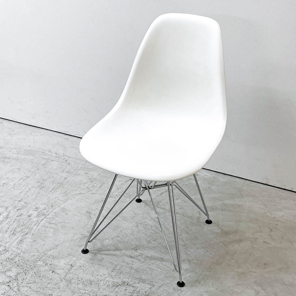 ハーマンミラー Herman Miller サイドシェルチェア ポリプロピレン製 エッフェルベース ホワイト C&R イームズ ミッドセンチュリー B ●