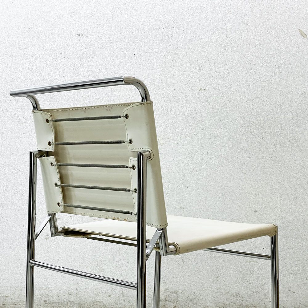 スティールライン Steel Line ロクエブリューン ROQUEBRUNE ダイニングチェア アイリーン・グレイ Eileen Gray モダンデザイン リプロダクト品 A ●