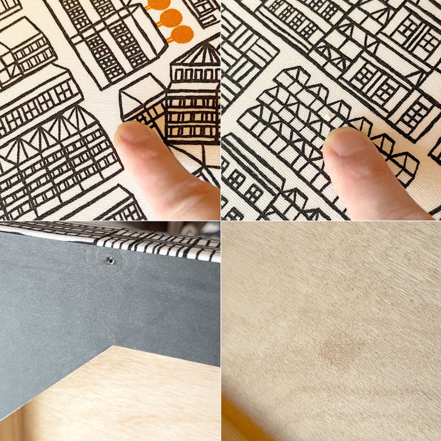 マリメッコ marimekko プイスト オサスト Puisto-osasto ファブリック パネル アイノ-マイヤ・メトソラ Aino-Maija Metsola コットン 北欧 フィンランド 廃番 ■