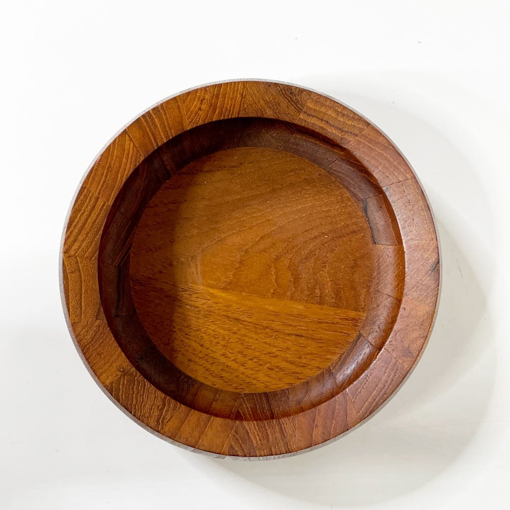 ダンスク DANSK ウッドボウル チーク材 16.5cm JHQ イェンス・クイストゴー 北欧ビンテージ ●