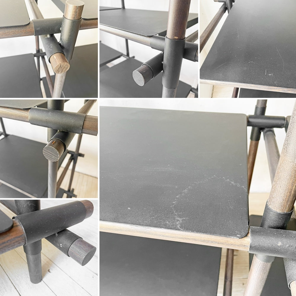 メニュー Menu スティックシェルビングシステム Stick Shelving System 2列3段 モジュラー式 モダン 北欧 参考定価￥240,000- ★