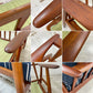 ゲタマ GETAMA GE240 3シーターソファ チーク材×オーク材 ハンス・J・ウェグナー Hans J Wegner 北欧 デンマークビンテージ 希少 ●