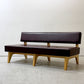 イデー IDEE ソリッドベンチ SOLID BENCH ソファ 2人掛けソファ 長椅子 W150cm PVCレザー ワインレッド アッシュ材フレーム 参考価格￥199,900～ ●