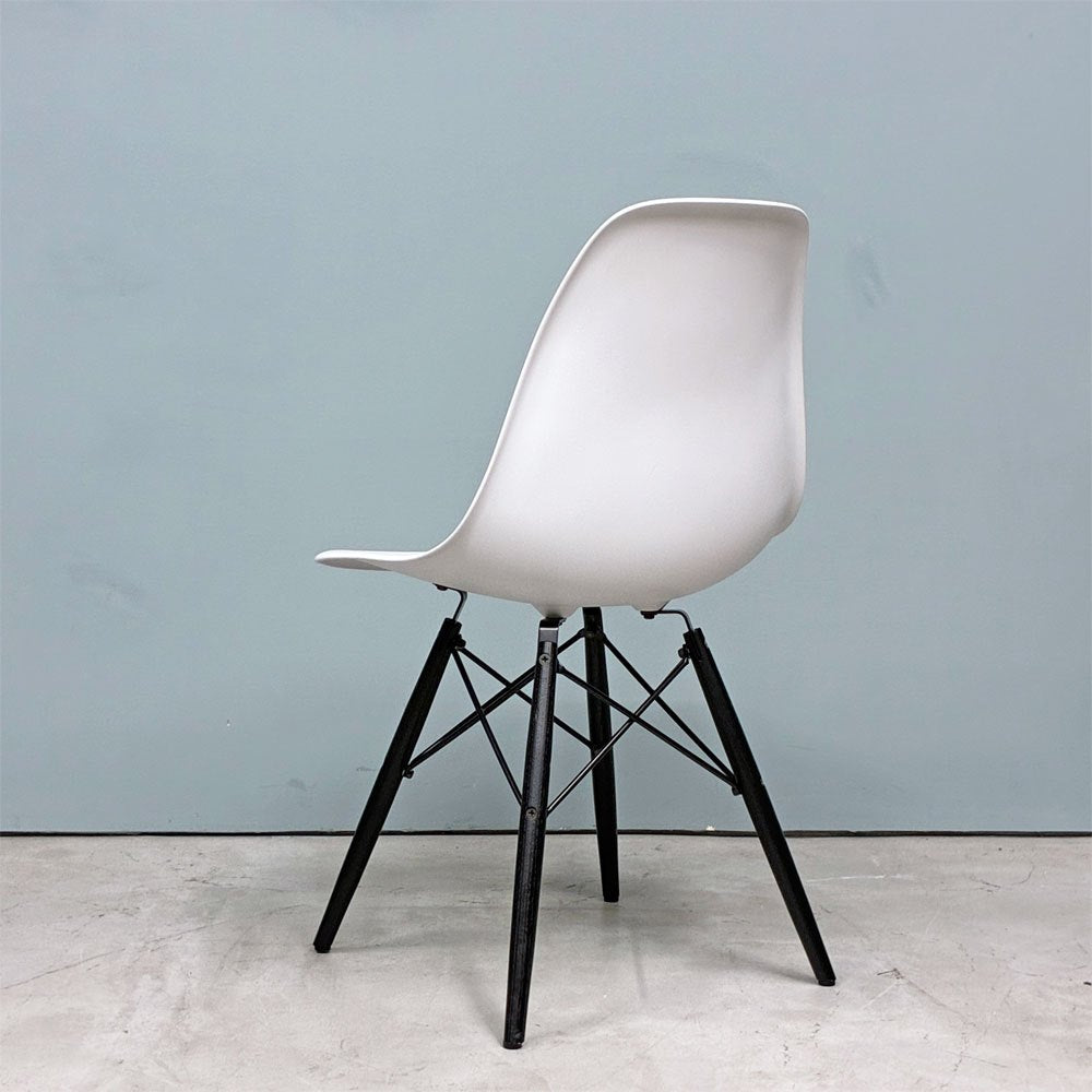 ハーマンミラー HermanMiller サイドシェルチェア ドゥエルレッグ DSW アルパイン × エボニー ポリプロピレン製 イームズ ミッドセンチュリー A ◎