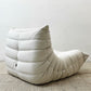 リーンロゼ ligne roset トーゴ TOGO 1P ソファ フランス家具 ウルトラスエード ホワイト ミッシェルデュカロワ Michel Ducaroy ●