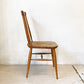 ビンテージ 6スポークバック チェア Vintage 6 spoke back Chair トラディショナル デザイン 無垢材シート キッチンチェア★