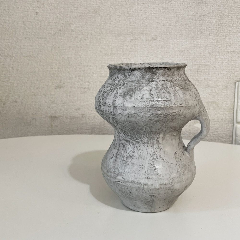 菊地亨 Toru Kikuchi 花器 フラワーベース 中 花瓶 陶器 現代作家 ◎