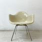 ハーマンミラー Herman Miller 2ndビンテージ アームシェルチェア FRP製 パーチメント Hベース ロータイプ モダンファニチャーセールス 日本製 C&R イームズ ミッドセンチュリー ●