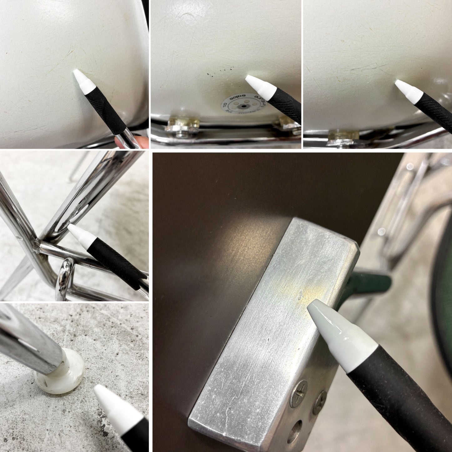 ハーマンミラー Herman Miller サイドシェルチェア セカンド 2nd ビンテージ アプホルスター スクールベース スタッキングベース 肘掛けテーブル付 イームズ ミッドセンチュリー E ●