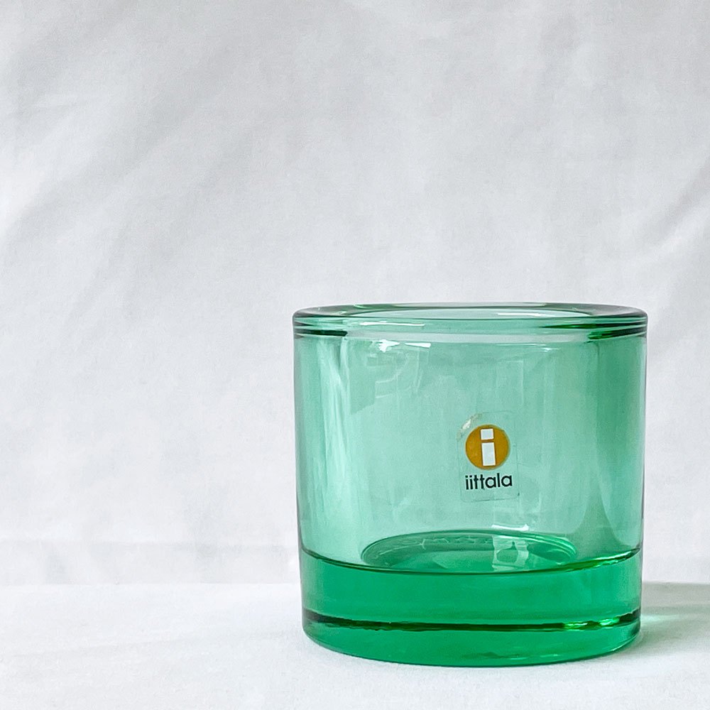 イッタラ iittala マリメッコ marimekko キビ kivi キャンドルホルダー ライトグリーン 60mm フィンランド 北欧雑貨 B ◇
