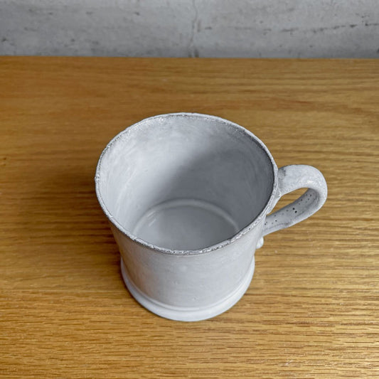 アスティエ・ド・ヴィラット Astier de Villatte コルベール Colbert コーヒーカップ H7.5cm フランス 陶器 定価￥22,770- B ♪