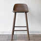 ムート Muuto ナード Nerd カウンターチェア ハイスツール David Geckeler デザイン オーク材 ステインドダークブラウン 北欧家具 ◇