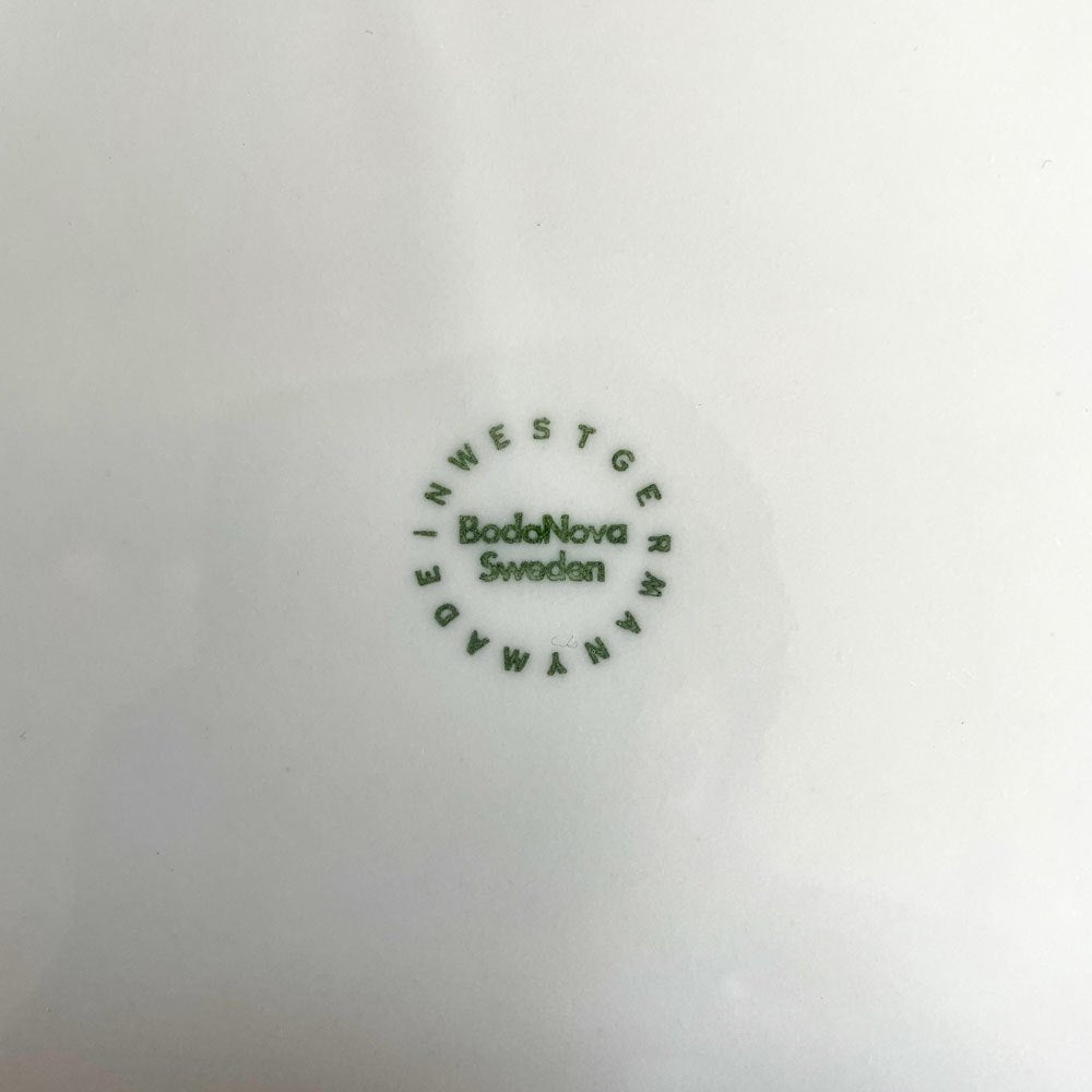 ボダノバ boda nova チェス Chess プレート 20cm 4枚セット シグネ・ペーション・メリン Signe perssion Merin スウェーデン ビンテージ 北欧食器 ♪