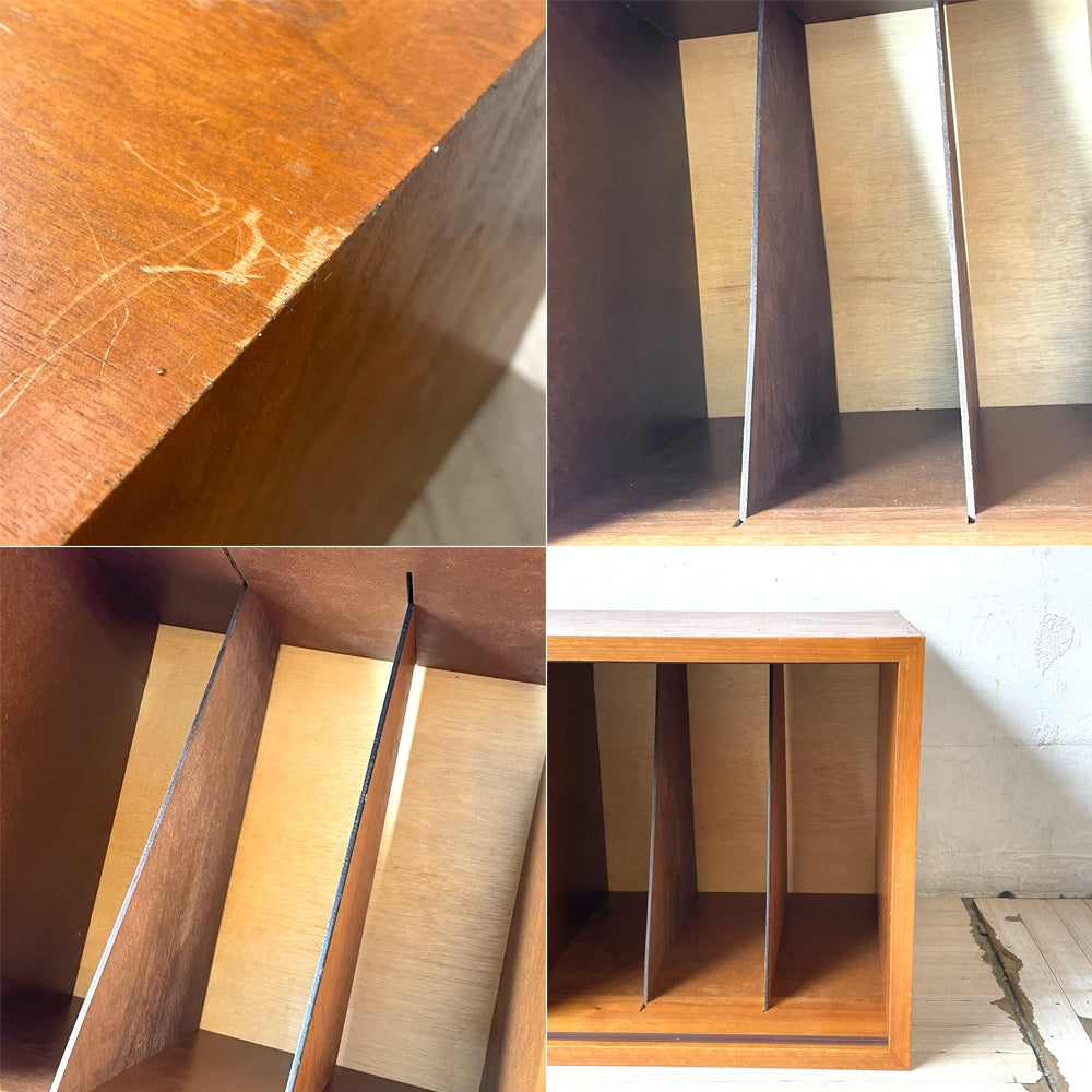 ジャパンビンテージ Japan Vintage レコードラック record rack ボックス収納 日本の古家具 古道具 ★