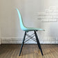 ハーマンミラー HermanMiller サイドシェルチェア ドゥエルレッグ DSW アクアスカイ × エボニー ポリプロピレン製 イームズ ミッドセンチュリー ◎
