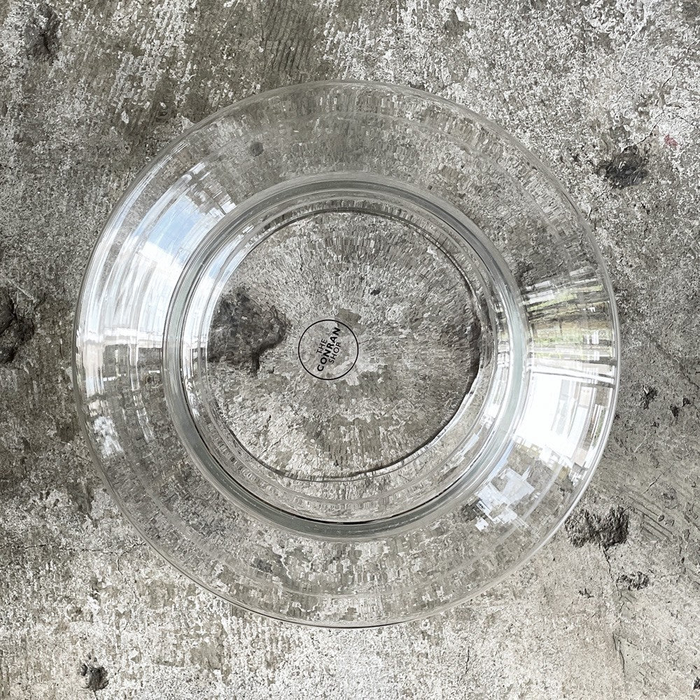 ザ・コンランショップ THE CONRAN SHOP フラワーベース 花瓶 金魚鉢 ガラスベース モダンデザイン ■