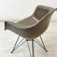 ハーマンミラー Herman Miller 2ndビンテージ アームシェルチェア FRP製 1stタイプ エッフェルベース シールブラウン C&R イームズ ミッドセンチュリー ●