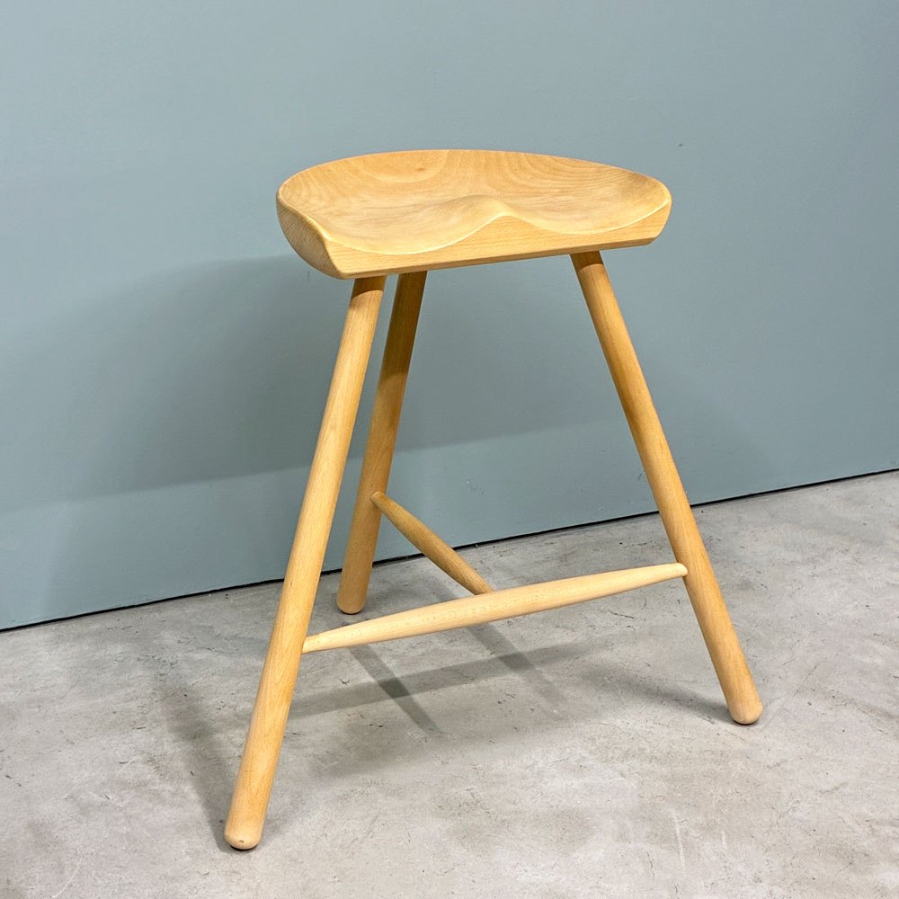 ワーナー Werner シューメーカーチェア Shoemaker Chair NO.59 スツール ビーチ材 ソープ仕上げ ラーズ・ワーナー デンマーク 北欧家具 A ◎