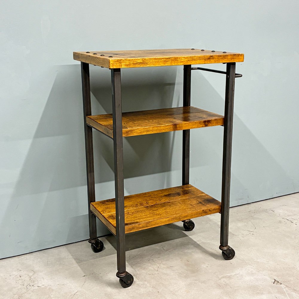 アクメファニチャー ACME Furniture グランビュー GRANDVIEW ワゴン 3段 ハックベリー×アイアン キャスター付 インダストリアル 定価￥44,000- 廃番 ◎