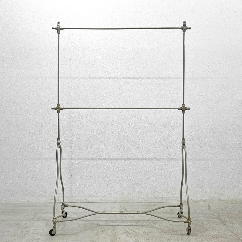 P.Lauzur paris ハンガーラック 2段 W135xH200cm アイアン 鋳鉄 フランス ビンテージ 1900年代初頭 アールヌーボー 〓