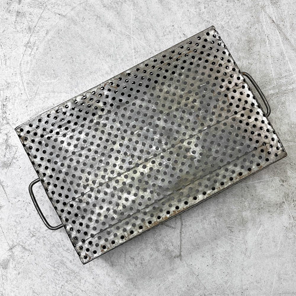 SCHAFER スタッキング ストレージボックス パンチングメタル インダストリアル ドイツビンテージ B ●