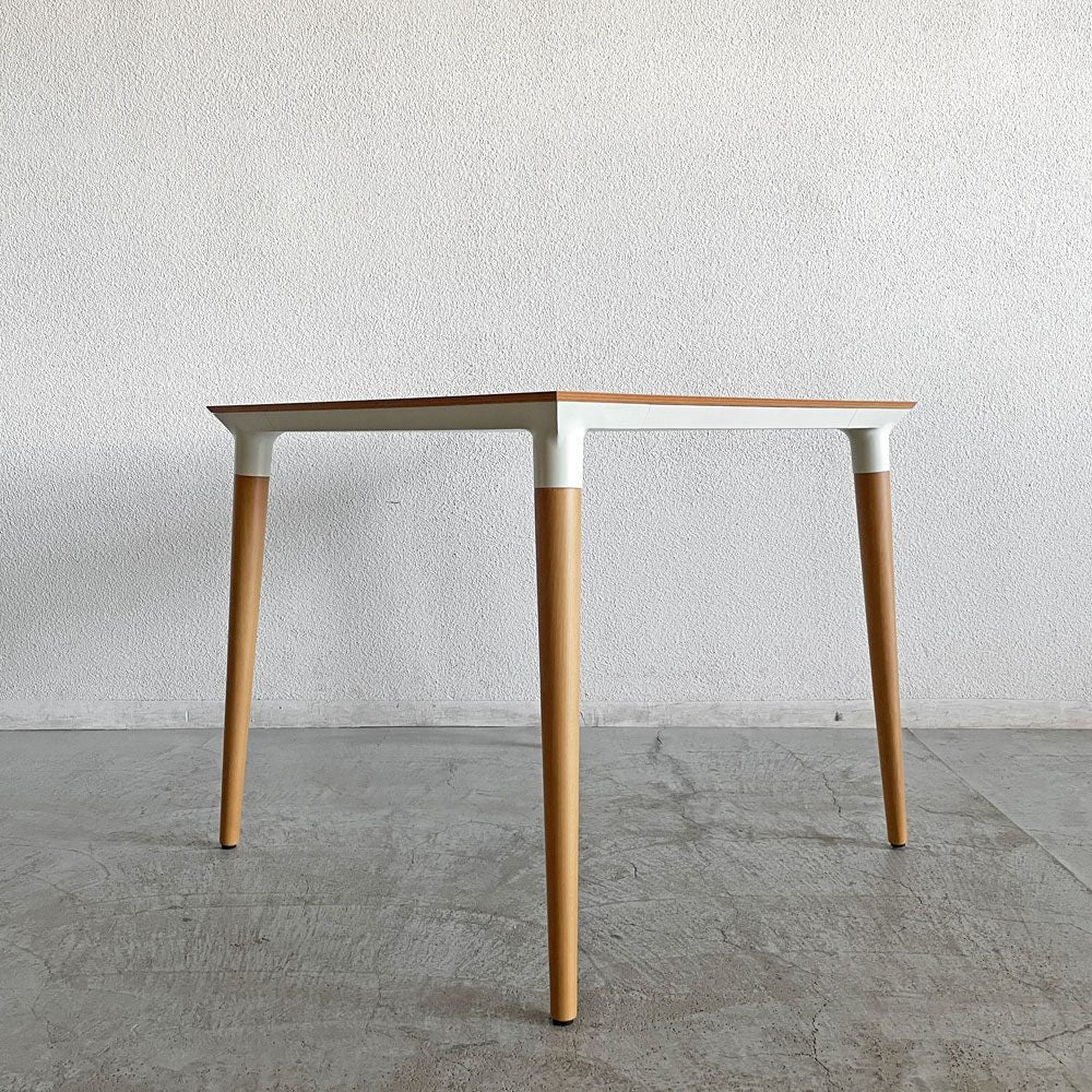 カルテル Kartell ミストラップ MISS TRAP ダイニングテーブル スクエア W80cm ビーチ材 外箱付 フィリップ・スタルク 廃番 A 〓