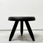 カッシーナ Cassina 524 ベルジェ スツール TABOURET BERGER オーク材 ブラック シャルロット・ペリアン 未使用 箱付き 美品 ●
