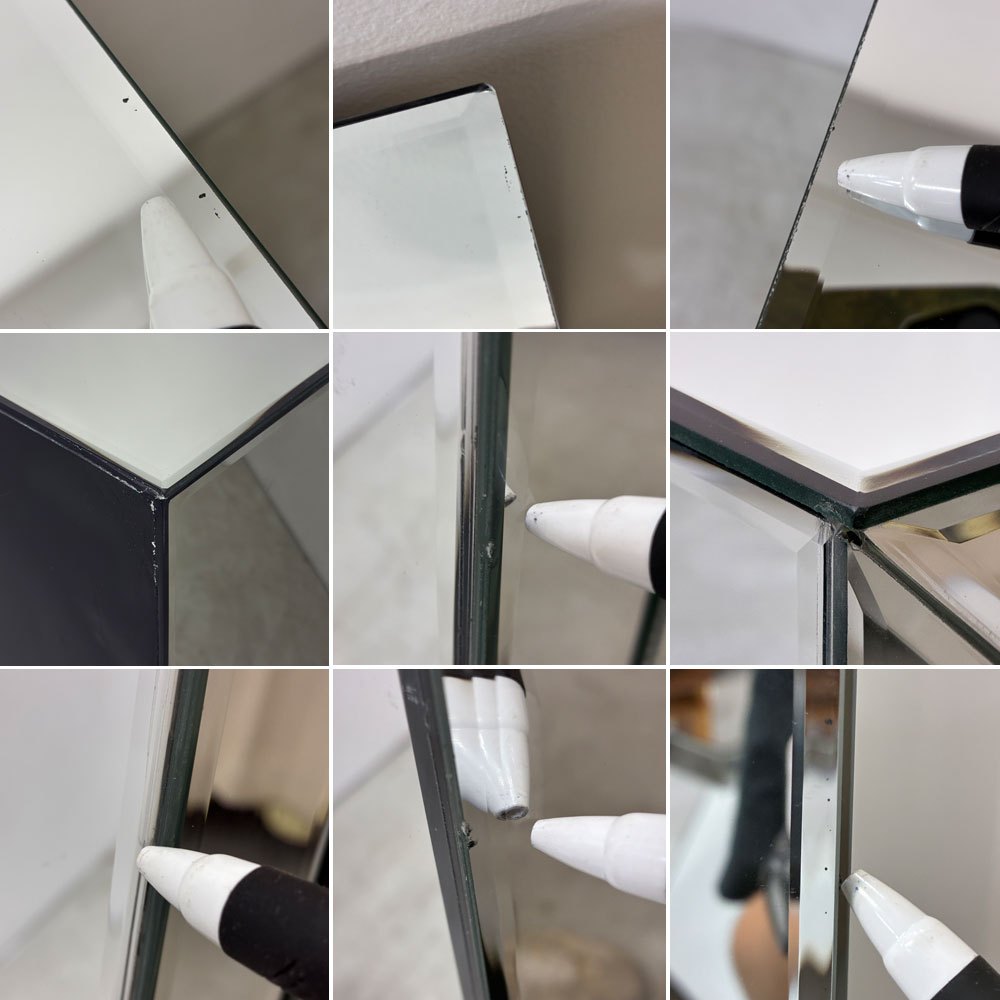 カレ KARE ラグジュアリー LUXURY CABINET キャビネット スリムチェスト 5Drawers ミラー張りドイツ ●