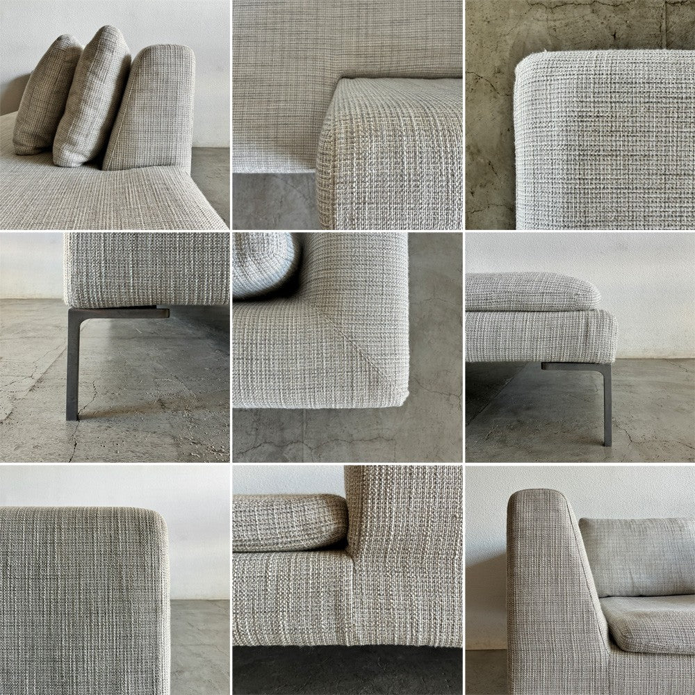 ビー・アンド・ビー イタリア B&B Italia チャールズ Charles レフト端部エレメント W230cm 片アームソファ CH228S 参考価格約125万円 アントニオ・チッテリオ Antonio Citterio イタリアモダン 〓