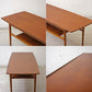 北欧ビンテージ Scandinavian vintage チーク材 ×オーク材 センターテーブル カフェテーブル w149.5cm 北欧家具 ●